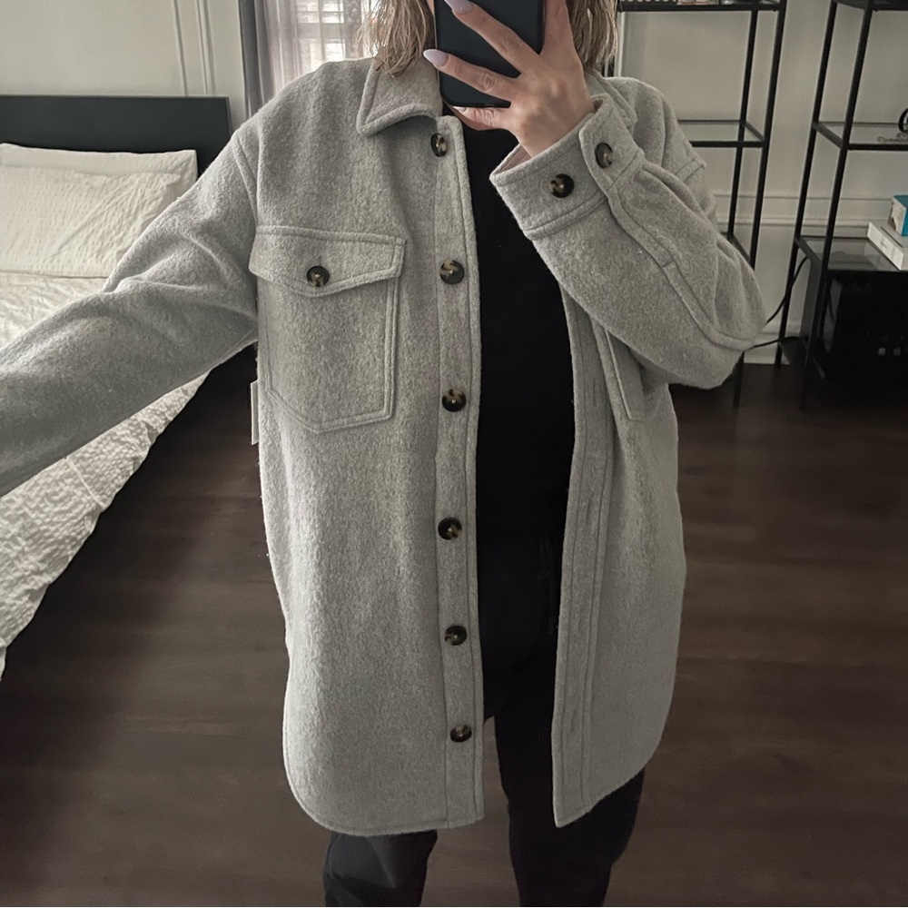 Aritzia Wilfred Free the GANNA Shirt Jacket